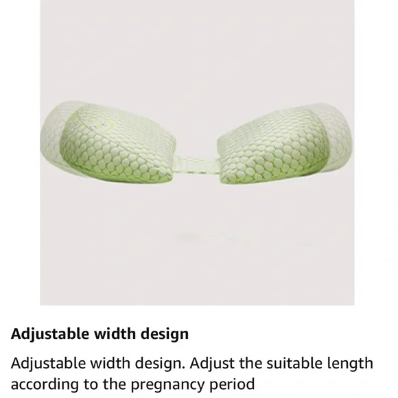 Pregnancy Sleeping Lumbar Pillow Adjustable Back Belly Stomach Side Support NEW - Picture 2 of 7